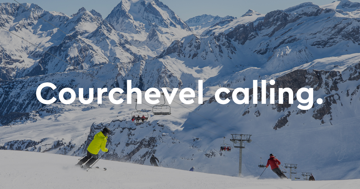 Courchevel calling French Alps ski